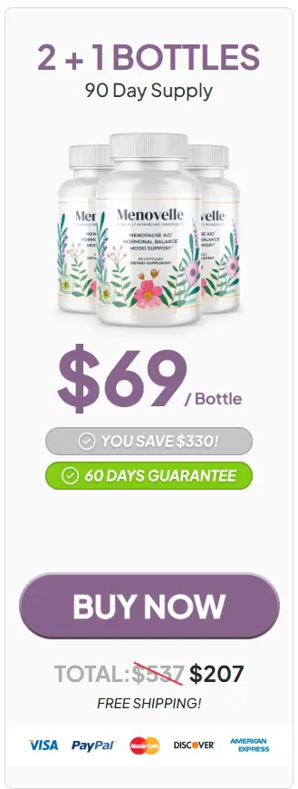 Menovelle - 3 Bottle